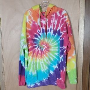 Colorful Tie-Dye Hoodie Size 2XL